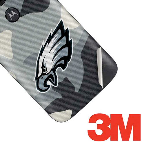 NFL Philadelphia Eagles Camo Moto E5 Play Skin